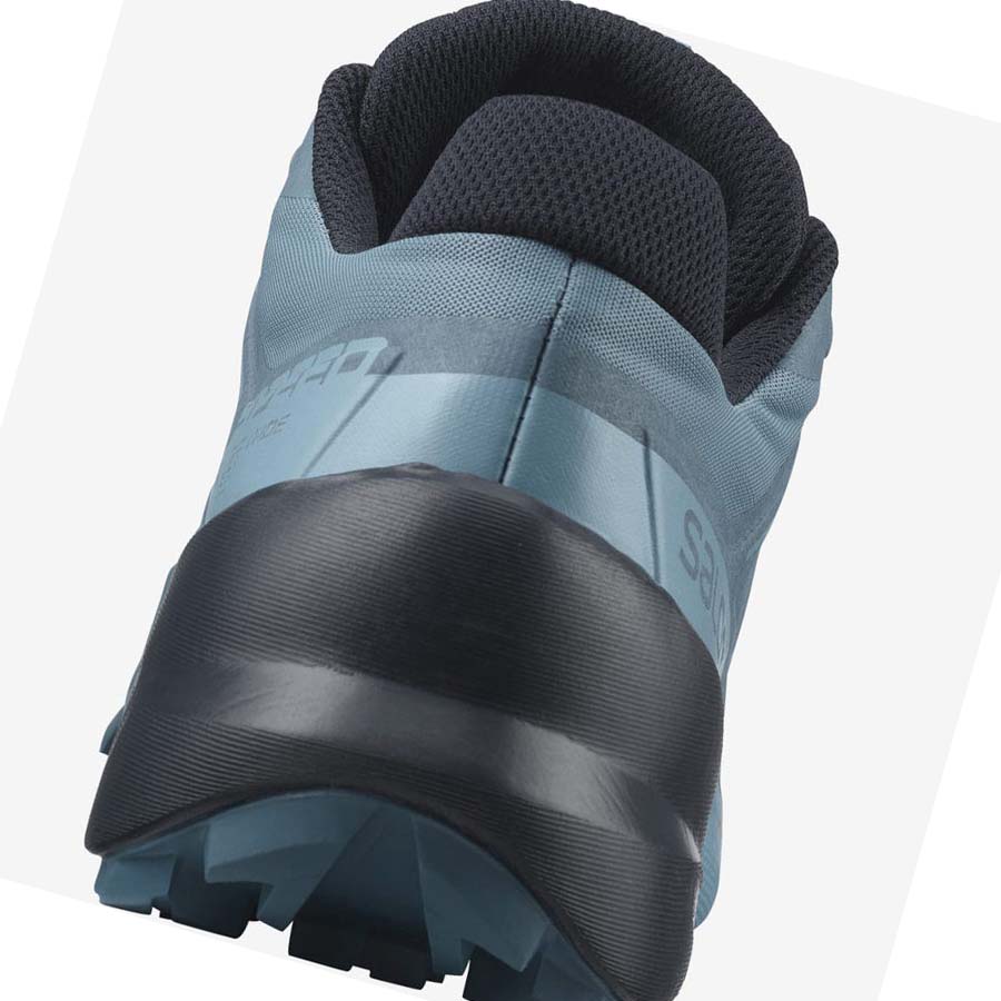 Salomon SPEEDCROSS 5 WIDE Kadın Patika Koşu Ayakkabısı Mavi | TR 2739GSO